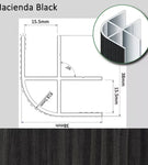 Small Corner Profile 38x38x2200mm (colour options)