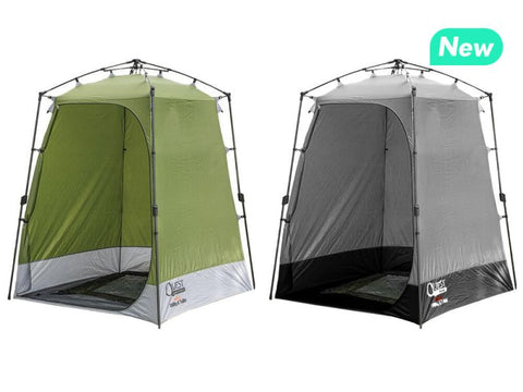 Quest Instant Utility and Toilet Tent in grey
