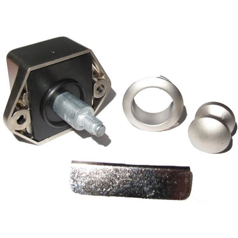 Push Button Lock 15 mm - Grey Lock
