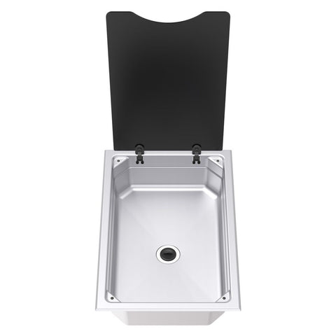 Thetford Rectangular Sink 360 x 550mm Stainless Steel