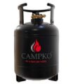 CAMPKO REFILLABLE GAS BOTTLE WITH 80% MULTIVALVE