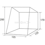 Brunner Pilote VW Caddy tailgate awning