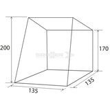 Brunner Pilote VW Caddy tailgate awning