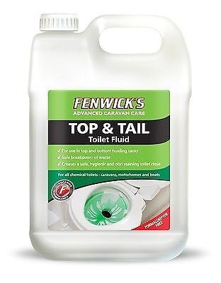 Fenwicks Top & Tail Chemical Toilet Fluid 2.5 Litre