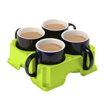 Muggi Multi 4 Cup Holder Lime Green