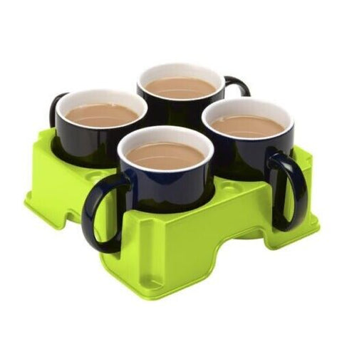 Muggi Multi 4 Cup Holder Lime Green